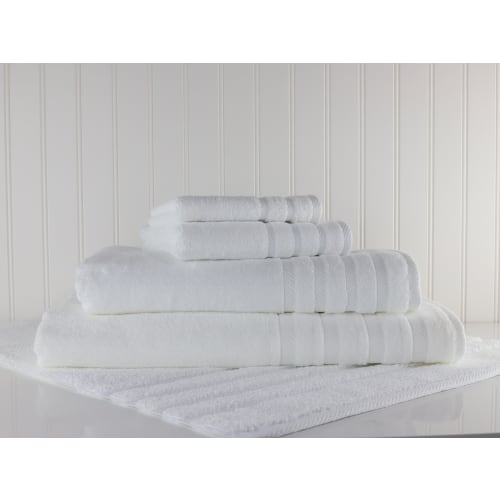 GuestSupply US Naked Cotton Modal Blend Bath Towel 30x56 18lbs dz White